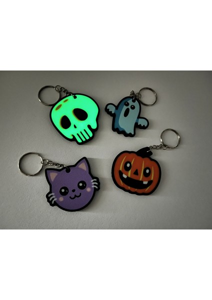 Cadılar Bayramı Anahtarlık Seti 4'lü modelleri