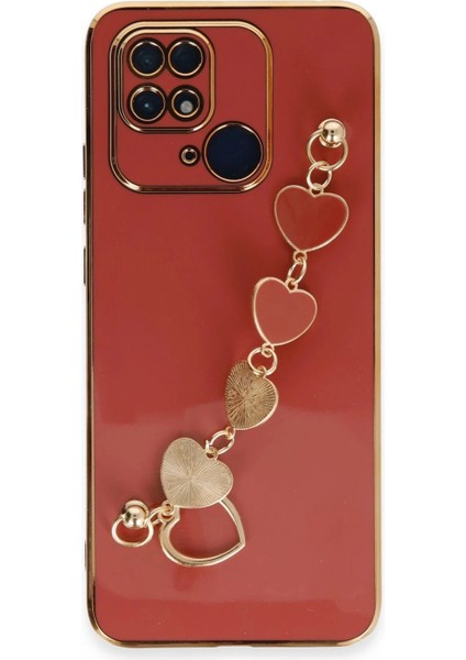 Xiaomi Redmi 10C Kılıf Esila Silikon - Kırmızı