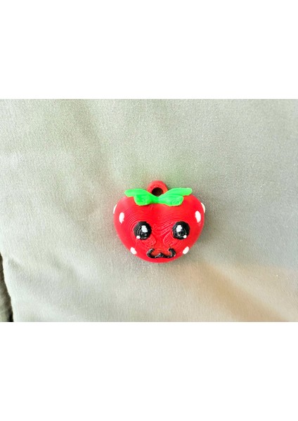 Kawaii Çilek Kalp Anahtarlık Sevgililer Günü fırsatları