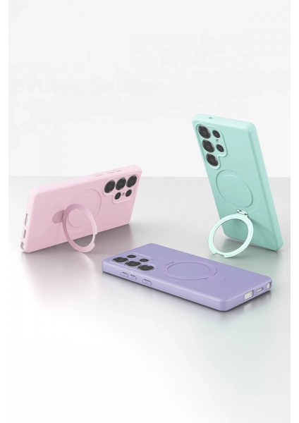 Samsung Galaxy S25 Ultra Regal Magsafe Standlı Kapak - Yeşil indirimleri