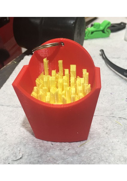 Kızartma Kutusu Anahtarlık