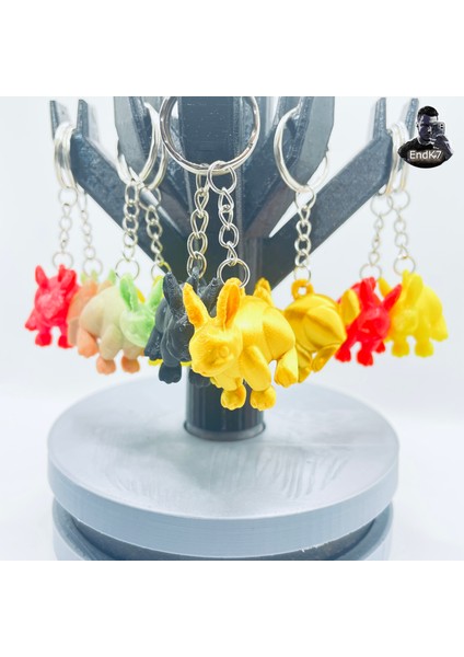 Sevimli Tavşan Anahtarlık