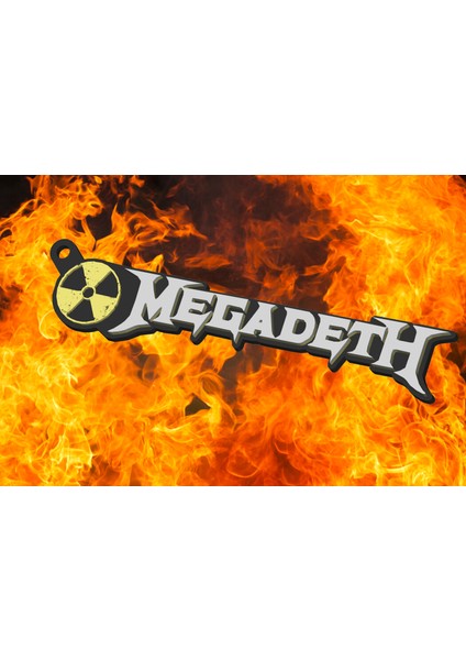 Megadeth Anahtarlık, Künye, Küpe, Logo