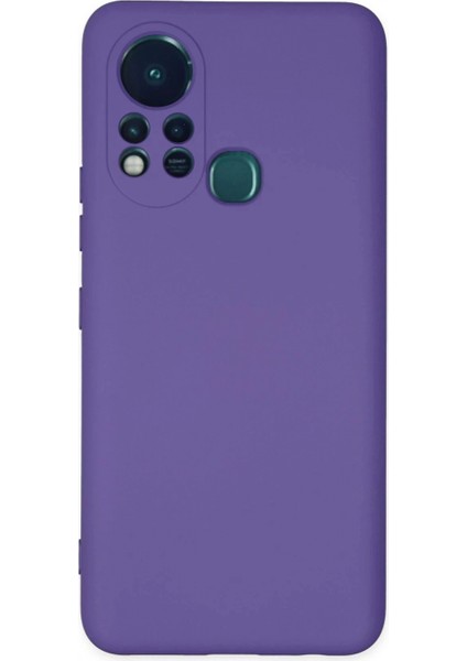 Infinix Hot 11S Kılıf Nano Içi Kadife Silikon - Mor