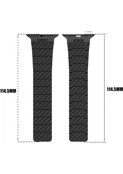 Watch 45MM Carbon Steel Kordon - Siyah fiyatları