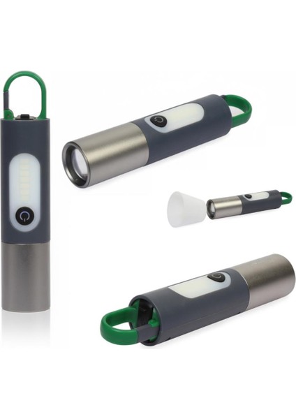 El Feneri Kamp Lambası 750 Lümen Şarjlı Type-C