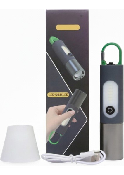 El Feneri Kamp Lambası 750 Lümen Şarjlı Type-C fırsatları