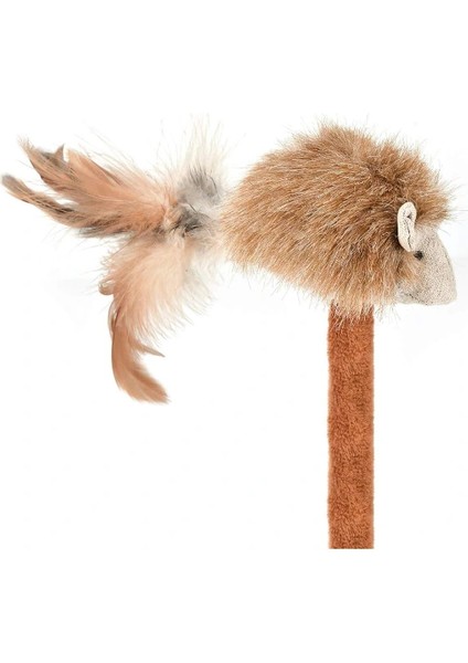 Buğz Sesli Oyuncaklı Kedi Tırmalama Tahtası