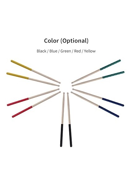 1 Çift Baget 5A Kaymaz Baget Kaymaz Bagetler Akçaağaç Ahşap Bagetler Kaymaz Sarılmış Saplı Üçgen Uç Müzik Aleti Davul Seti Aksesuarları fiyatları