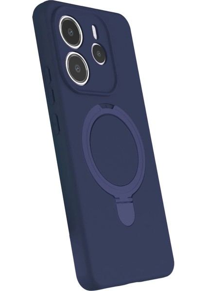 Xiaomi Redmi Note 14 4g Regal Magsafe Standlı Kapak - Lacivert fiyatları
