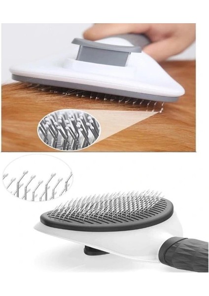 Buğz Otomatik Temizlenen Evcil Hayvan Tarağı Gri fiyatları