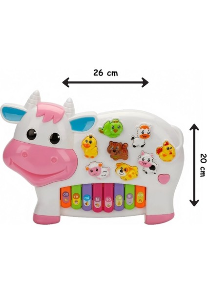 Türkçe Konuşan Çiftlik Hayvan Sesli Müzikli Eğitici Pilli Piyano Rengarenk Işıklı Soru Cevaplı fırsatları