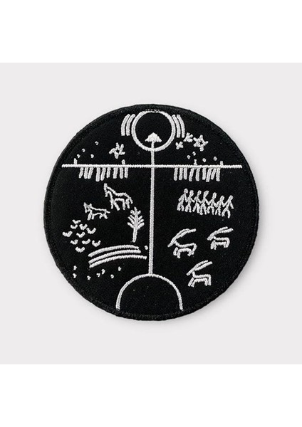 Zemin Kam Davulu Peçi Arması - 9 cm