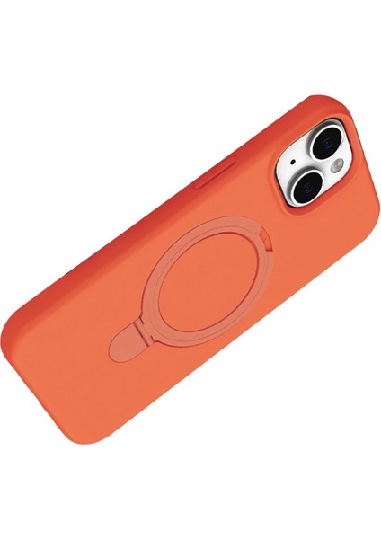 Apple Iphone 15 Regal Magsafe Standlı Kapak - Turuncu fırsatları