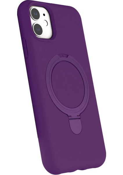 Apple Iphone 11 Regal Magsafe Standlı Kapak - Derin Mor fiyatları