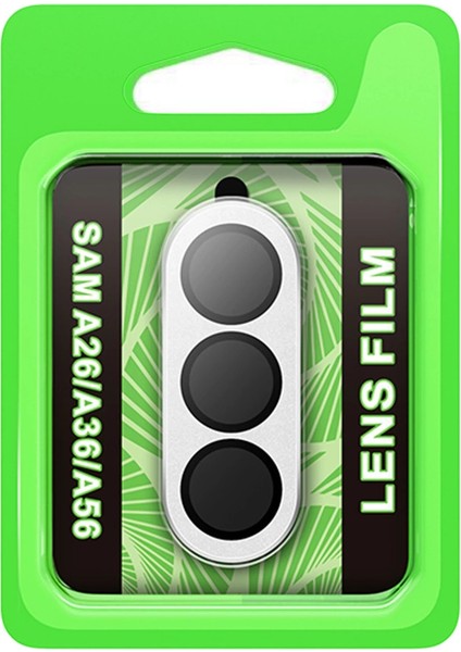 Samsung Galaxy A26 Raze Metal Kamera Lens - Gümüş