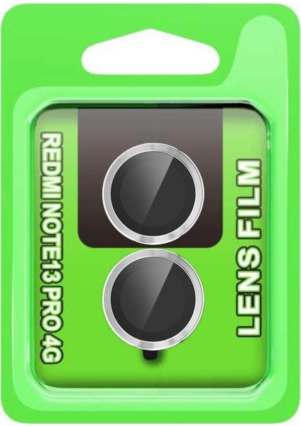 Xiaomi Redmi Note 13 Pro 4g Raze Metal Kamera Lens - Gümüş