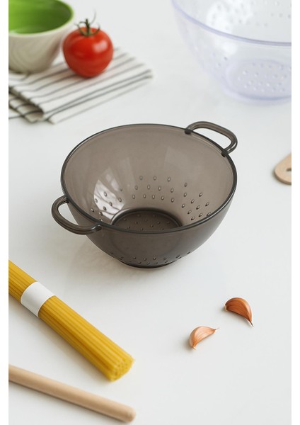 Akrilik Füme Mini Pirinç Süzgeçi & Bakliyat Süzgeçi (3 Su Bardağı Ölçülü) fiyatları