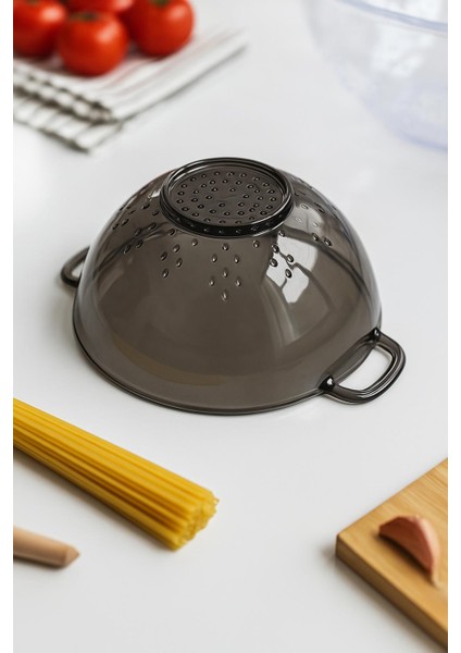 Akrilik Füme Mini Pirinç Süzgeçi & Bakliyat Süzgeçi (3 Su Bardağı Ölçülü) modelleri