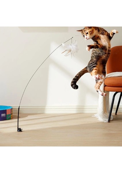 Buğz Vantuzlu Tüylü Zilli Kedi Oyun Oltası fiyatları