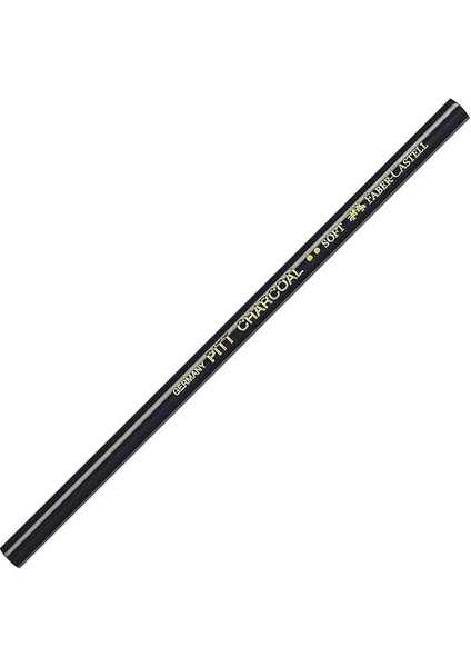 Pitt Monochrome Naturel Kömür Kalemi, Siyah Yumuşak