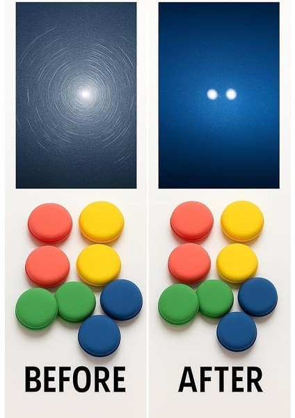 8 Parça Makaron Model Araba Cila Süngeri Seti 9.5 cm Çaplı Polisaj Pedi Çizik Giderici Parlatıcı Yıkanabilir Süngerler fırsatları