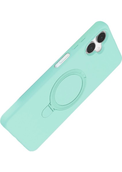 Samsung Galaxy A06 Regal Magsafe Standlı Kapak - Su Yeşili modelleri