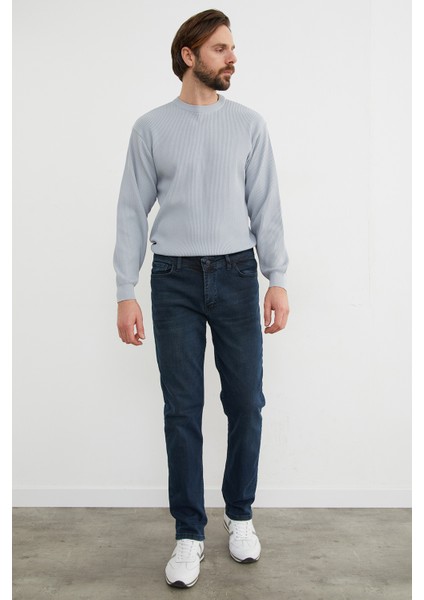 Fermuarlı Straight Jean Pantolon modelleri