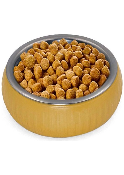 Buğz Mikopet Organik Seramik Mama Kabı Sarı