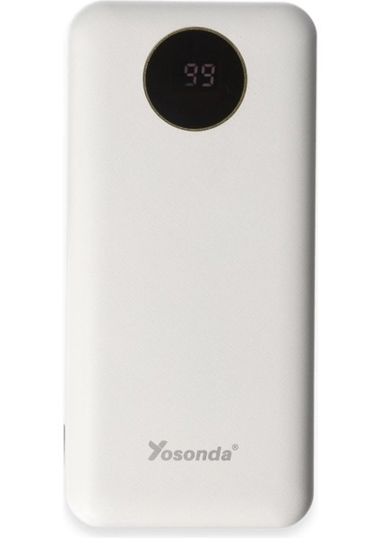 Yosonda A70 4in1 30.000 Mah Powerbank - Beyaz