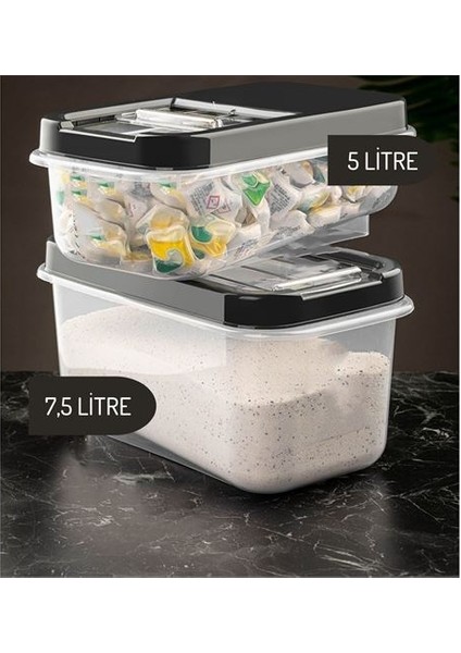 Reagan Tablet ve Deterjan Saklama Kutusu 5 ve 7.5 Lt