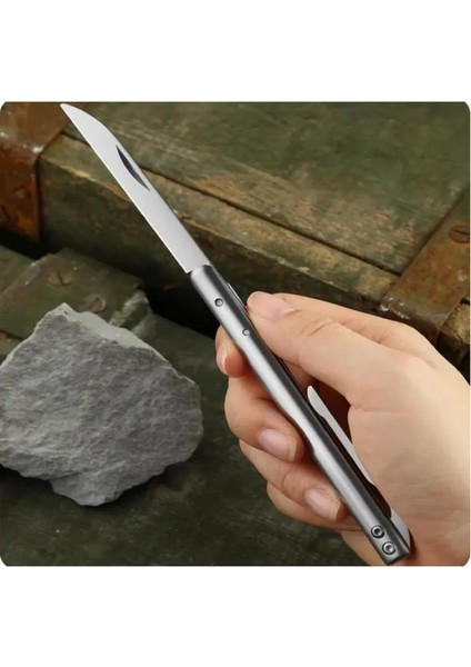 Alaska Ince D2 Çelik Çakı 18 cm , Metal Sap fiyatları