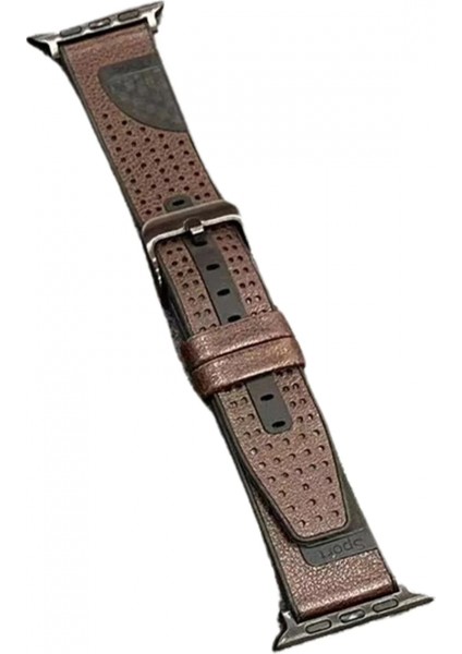 Watch 45MM Buff Deri Kordon - Kahverengi