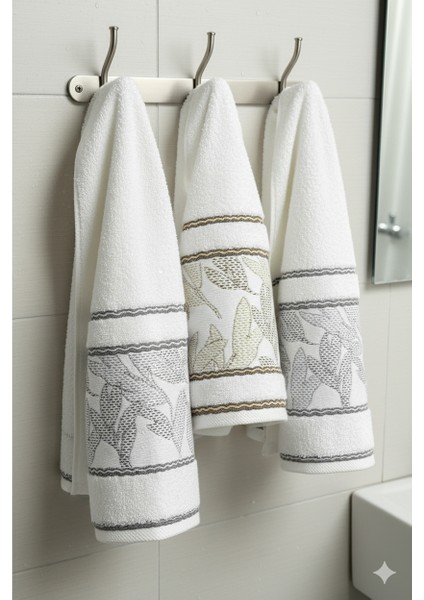 Frunde Renkli 3'lü Kutulu Havlu