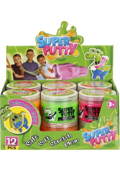 Buğz S00095823 Slime Süper Putty Neon Color 120ML -Sun fiyatları