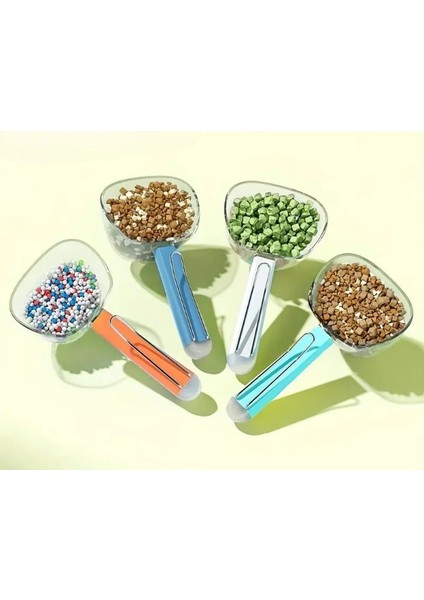 Buğz Klipsli Ölçekli Kedi Köpek Mama Küreği fiyatları