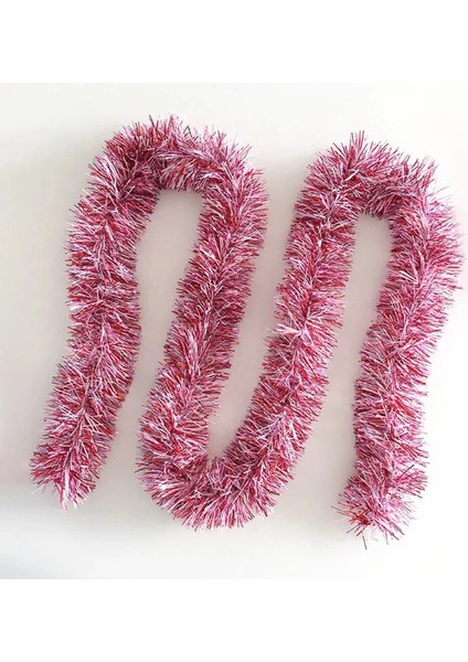 Buğz Simli Parti Süsü 2 Metre Pembe