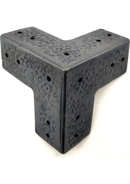 Buğz Antika Tarz Dekoratif Pirinç Köşe Gönye - 68X68 Mm, Oksit