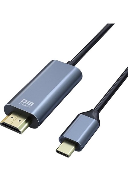 CHB024 Type-C To Erkek HDMI 4K 30Hz Dönüştürücü Kablo 1.8 Metre