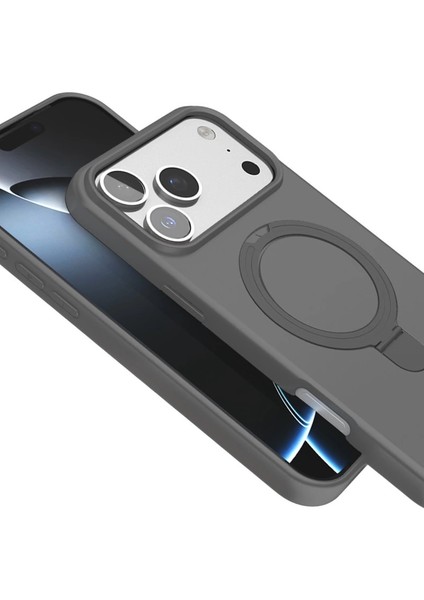 Apple Iphone 17 Pro Regal Magsafe Standlı Kapak - Titan Gri fırsatları