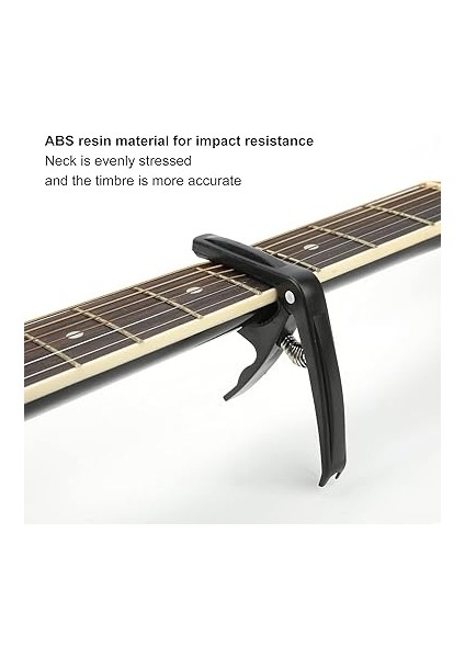Capos, String Instrument Için Kolay Kurulum Gitar (Parlak Siyah) fiyatları