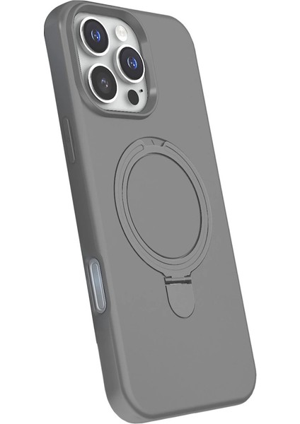 Apple Iphone 16 Pro Max Regal Magsafe Standlı Kapak - Titan Gri fiyatları