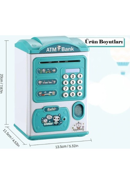 Buğz Sevimli Tasarımlı Şifreli Atm Kumbara indirimleri