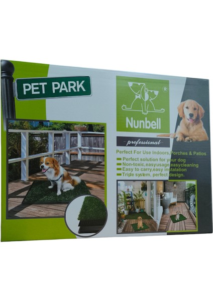 Nunbell Mini Pet Park Evcil Hayvan Çiş Alıştırm Egitim Tuvaleti.