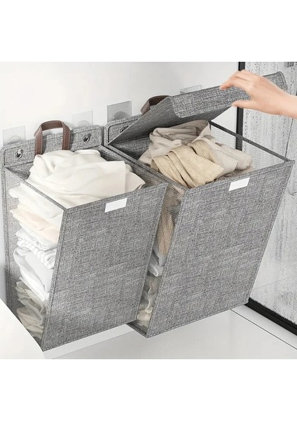 Buğz Katlanabilir Asılabilir Kirli Çamaşır Sepeti fırsatları