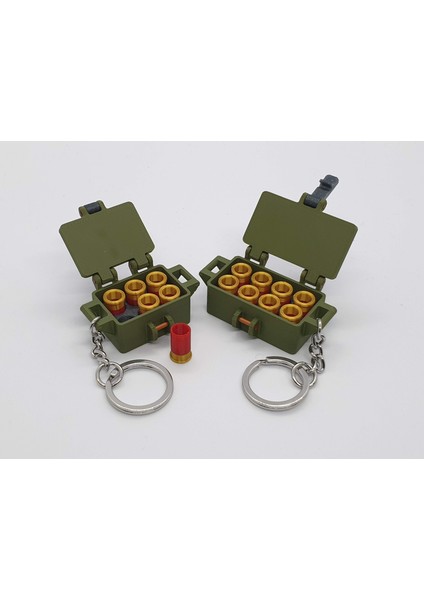 Av Tüfeği Kabuğu Kutusu Anahtarlık modelleri