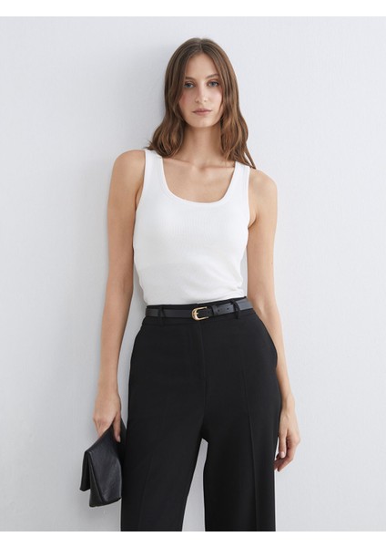 Yeni Sezon U Yaka Fitilli Kadın Atlet