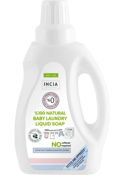 Bfs Incia Doğal Bebek Çamaşır Deterjanı 750 ml