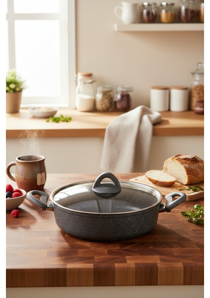 Melcor 9 Parça Granit Tencere Seti Gri fiyatları