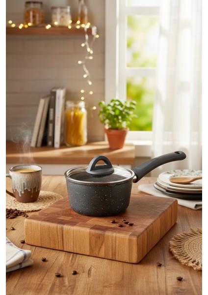 Melcor 9 Parça Granit Tencere Seti Gri modelleri